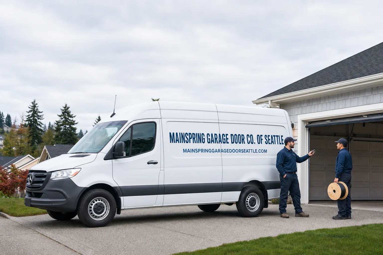 Mainspring Garage Door Co. of Seattle garage door team